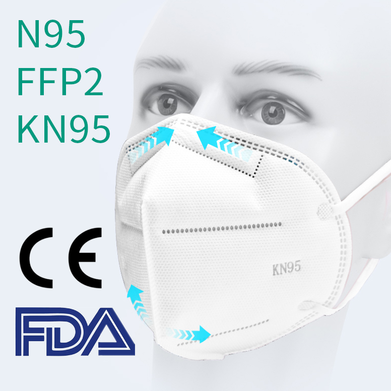 N95 Ffp2 Kn95 Bfe95 Disposable Mask 8301